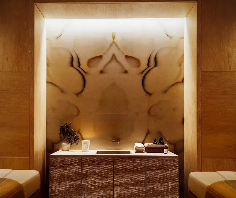 Spa treatment room