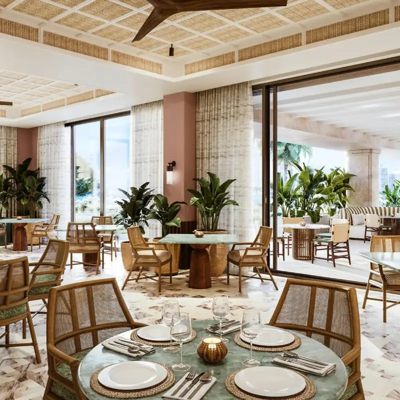 Residents’ club restaurant